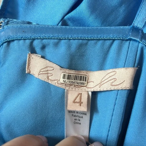 Hutch One Shoulder Blue Dress - Picture 7 of 11